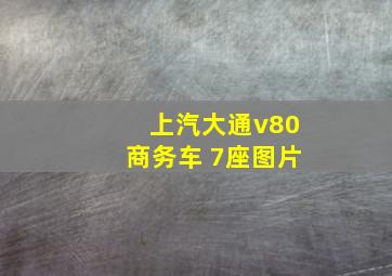 上汽大通v80商务车 7座图片